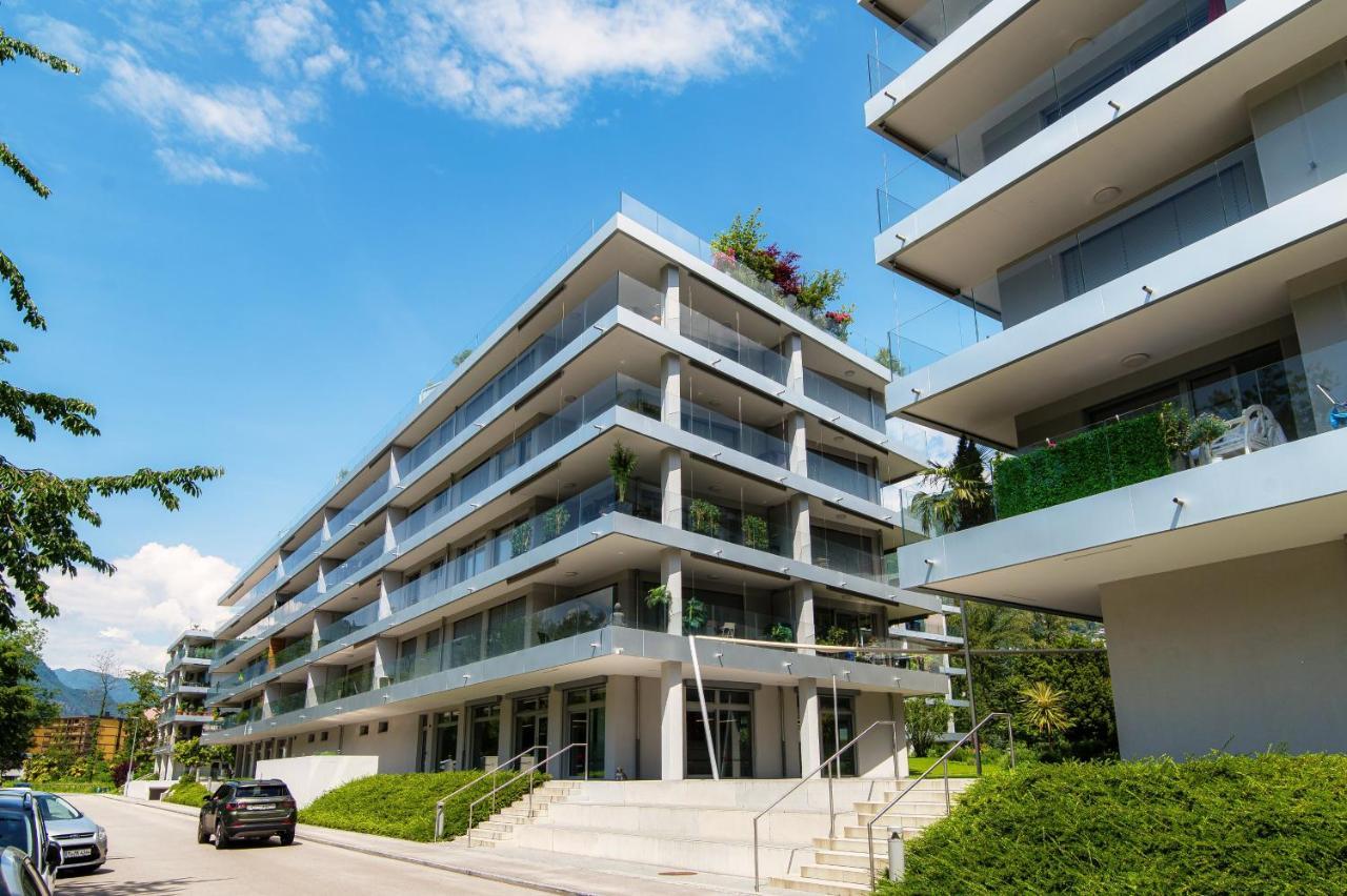 Linda Terrace By Quokka 360 - Modern One-Bedroom Flat With Sun Terrace โลการ์โน ภายนอก รูปภาพ