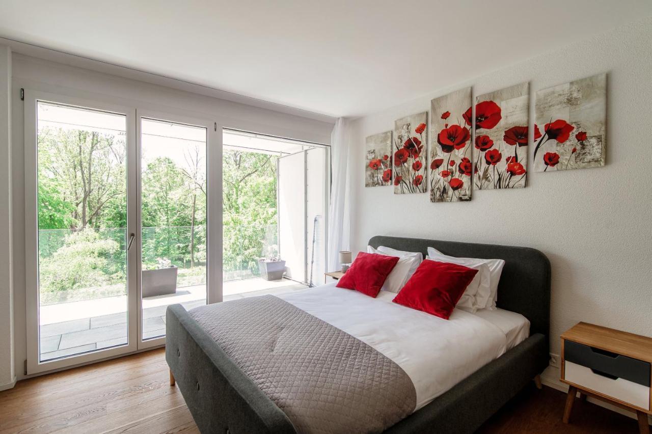 Linda Terrace By Quokka 360 - Modern One-Bedroom Flat With Sun Terrace โลการ์โน ภายนอก รูปภาพ