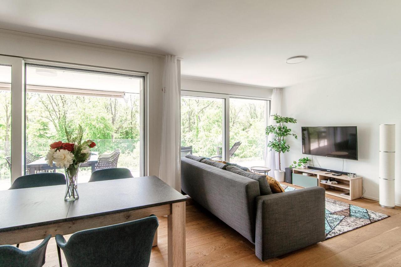 Linda Terrace By Quokka 360 - Modern One-Bedroom Flat With Sun Terrace โลการ์โน ภายนอก รูปภาพ