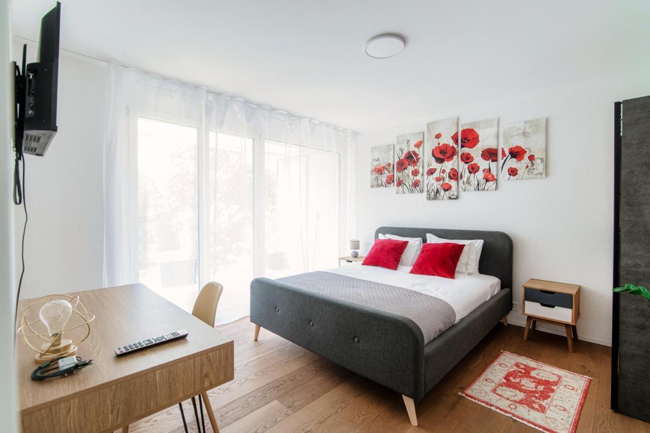 Linda Terrace By Quokka 360 - Modern One-Bedroom Flat With Sun Terrace โลการ์โน ภายนอก รูปภาพ