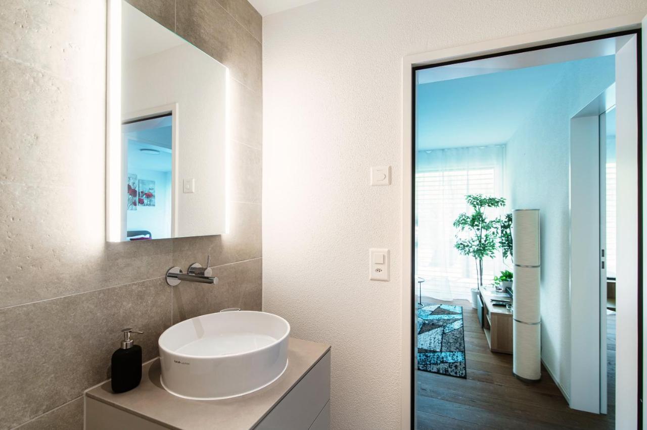 Linda Terrace By Quokka 360 - Modern One-Bedroom Flat With Sun Terrace โลการ์โน ภายนอก รูปภาพ